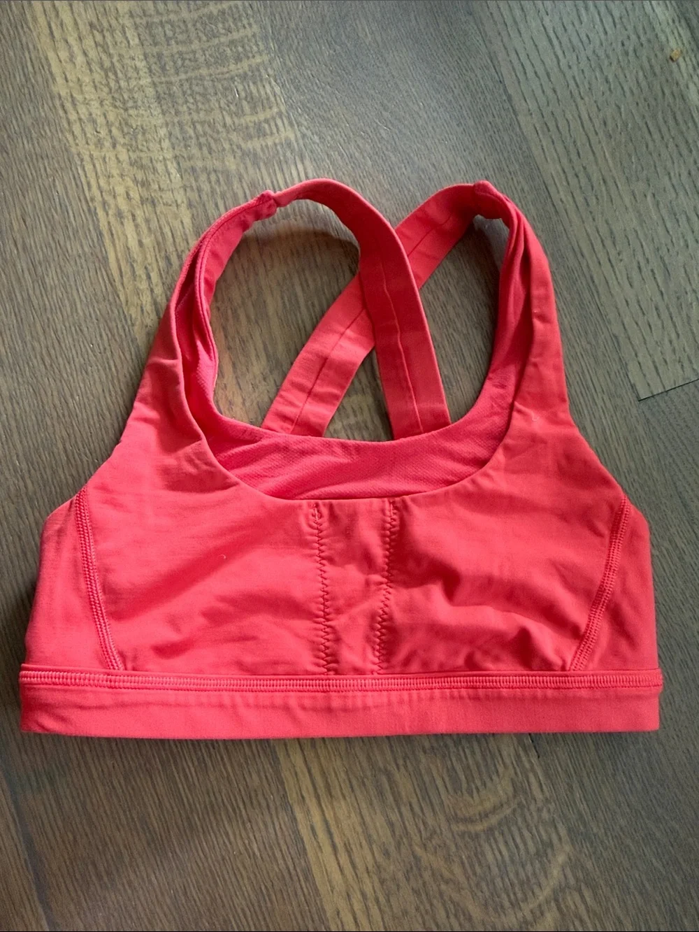 lululemon athletica Red Cross-Back Sports Bra